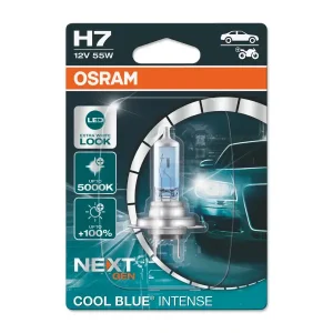 Sijalica 12V, H7 55W, PX26D, COOL BLUE INTENSE (NEXTGEN) +100%, blister