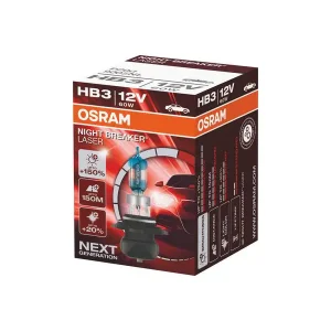 Sijalica 12V, HB3, 60W, P20d, NIGHT BREAKER LASER +150%