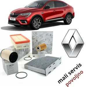 Mali servis Renault Clio 1.5 dci - komplet filtera i ulja po ceni od 9.800 din